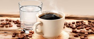 Как правильно пить кофе с водой