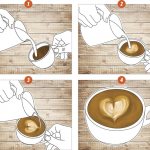 Техника рисунков на кофе