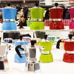 Exhibition of geyser coffee makers