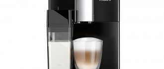 Home bean coffee machine with cappuccino maker: aromatic cappuccino is always at hand